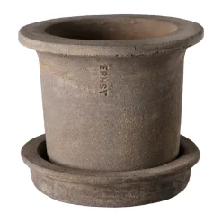 ERNST Ruukut^terrakottaruukku aluslautasella, Ø12×10 cm