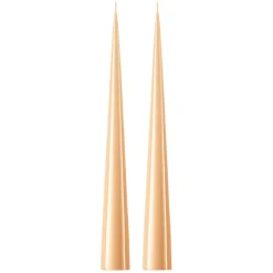 Ester & erik Kynttilät^-kartiokynttilä 37 cm, 2-pakkaus lakattu, Melon sorbet 19-0