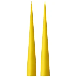 Ester & erik Kynttilät^-kartiokynttilä 37 cm, 2-pakkaus matta, Lemon drop 15