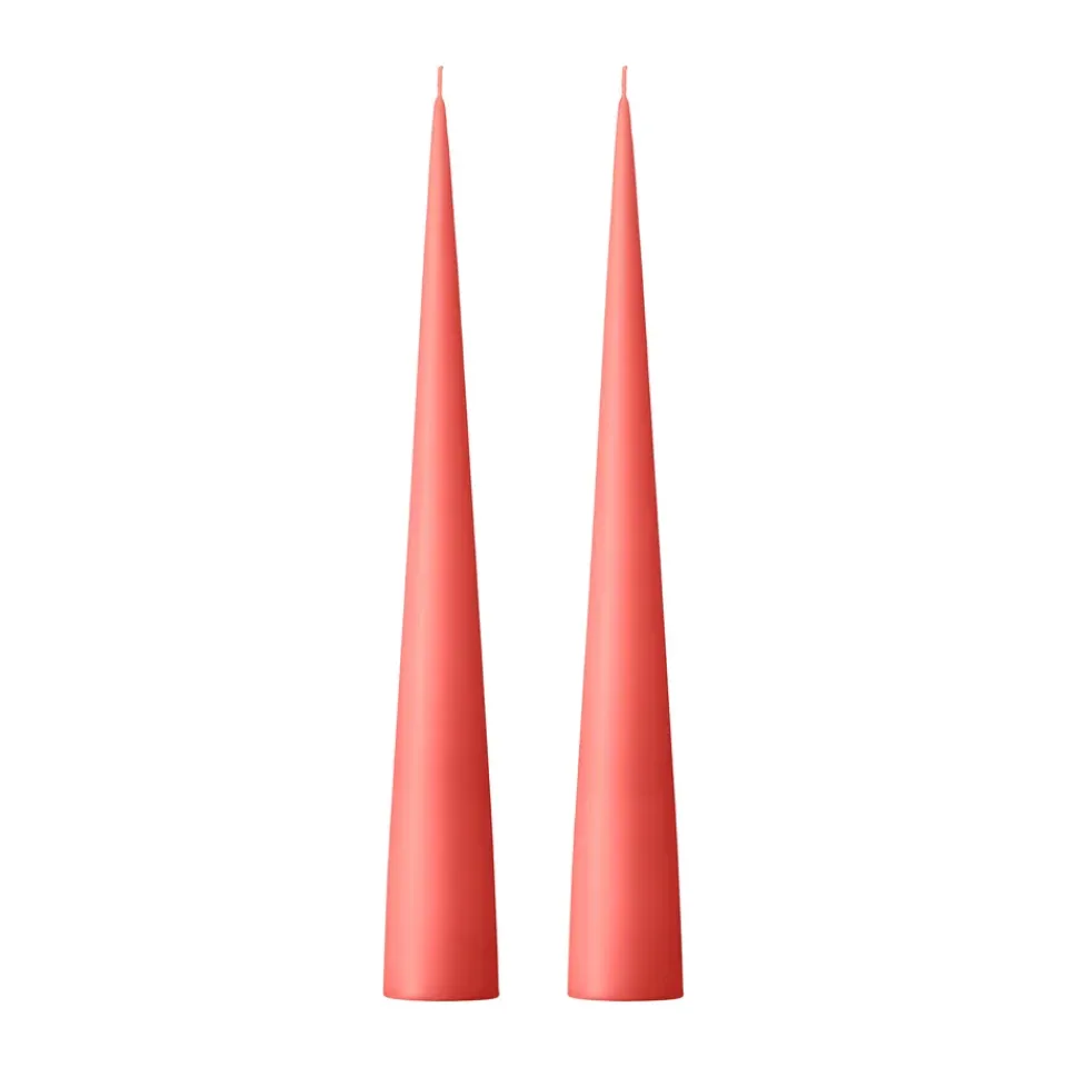 Ester & erik Kynttilät^-kartiokynttilä 37 cm, 2-pakkaus matta, Coral reef 26