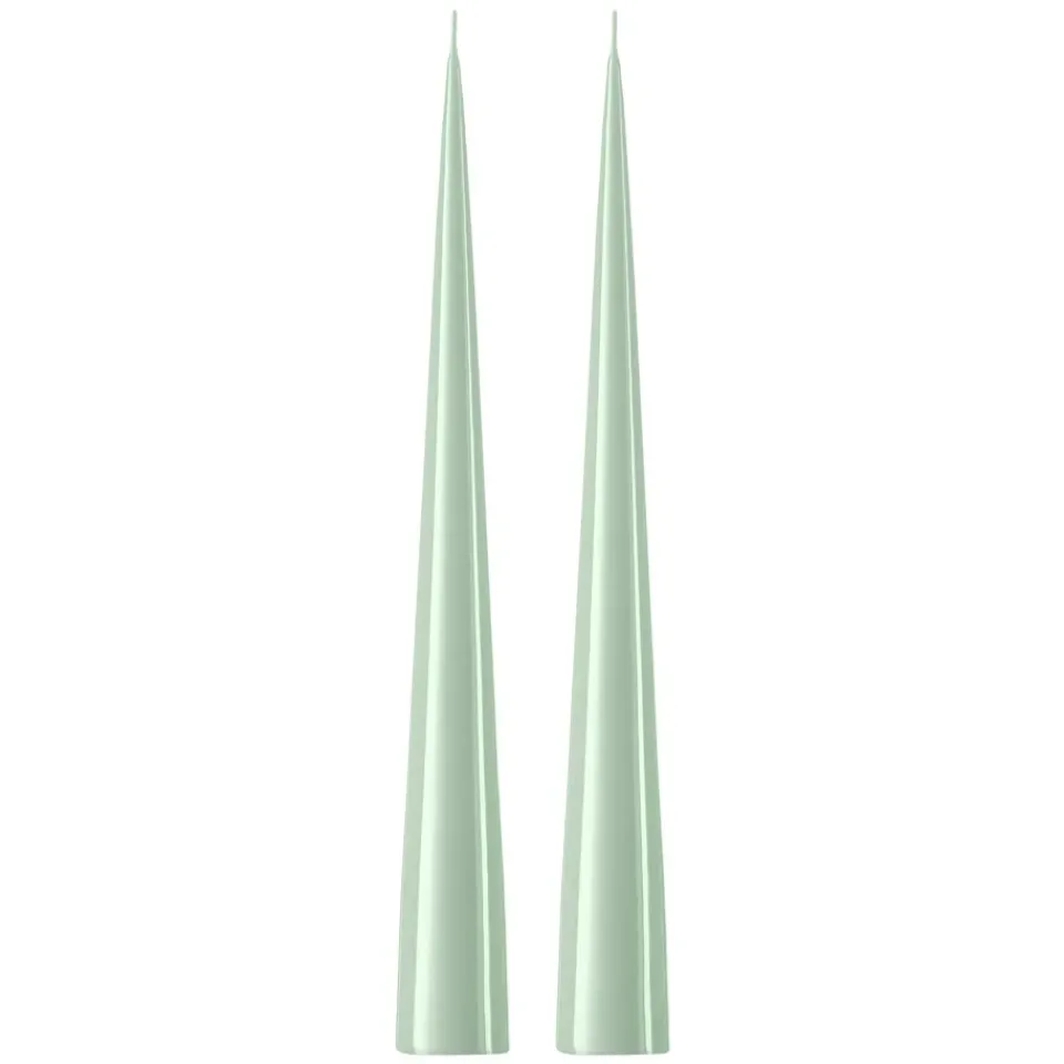 Ester & erik Kynttilät^-kartiokynttilä 37 cm, 2-pakkaus lakattu, Water mint 03-0