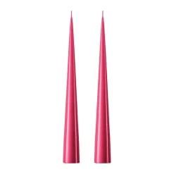 Ester & erik Kynttilät^-kartiokynttilä 37 cm, 2-pakkaus lakattu, Deep pink 41/2