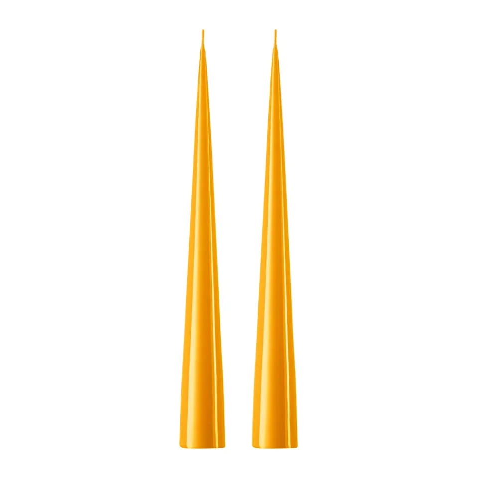 Ester & erik Kynttilät^-kartiokynttilä 37 cm, 2-pakkaus lakattu, 85 Mango