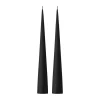 Ester & erik Kynttilät^-kartiokynttilä 37 cm, 2-pakkaus matta, Velvet matt black 95