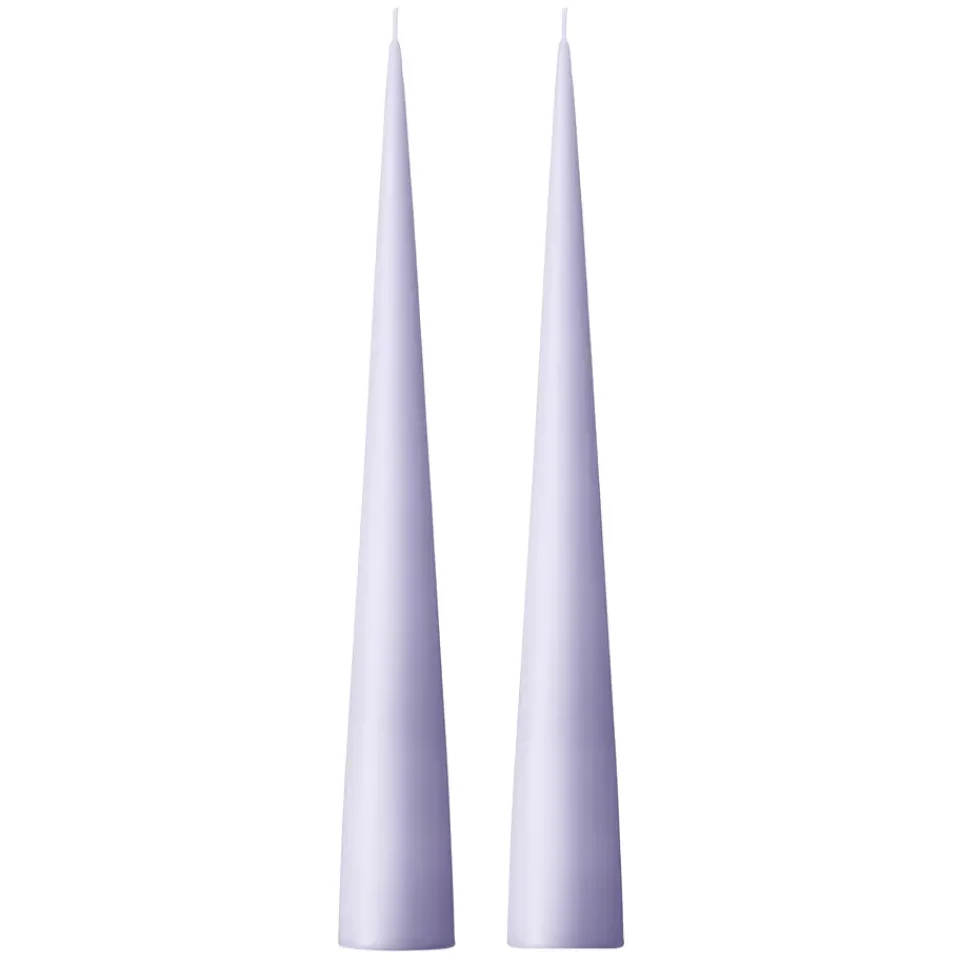 Ester & erik Kynttilät^-kartiokynttilä 37 cm, 2-pakkaus matta, Airy violet 12