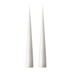 Ester & erik Kynttilät^-kartiokynttilä 37 cm, 2-pakkaus matta, White ash 21