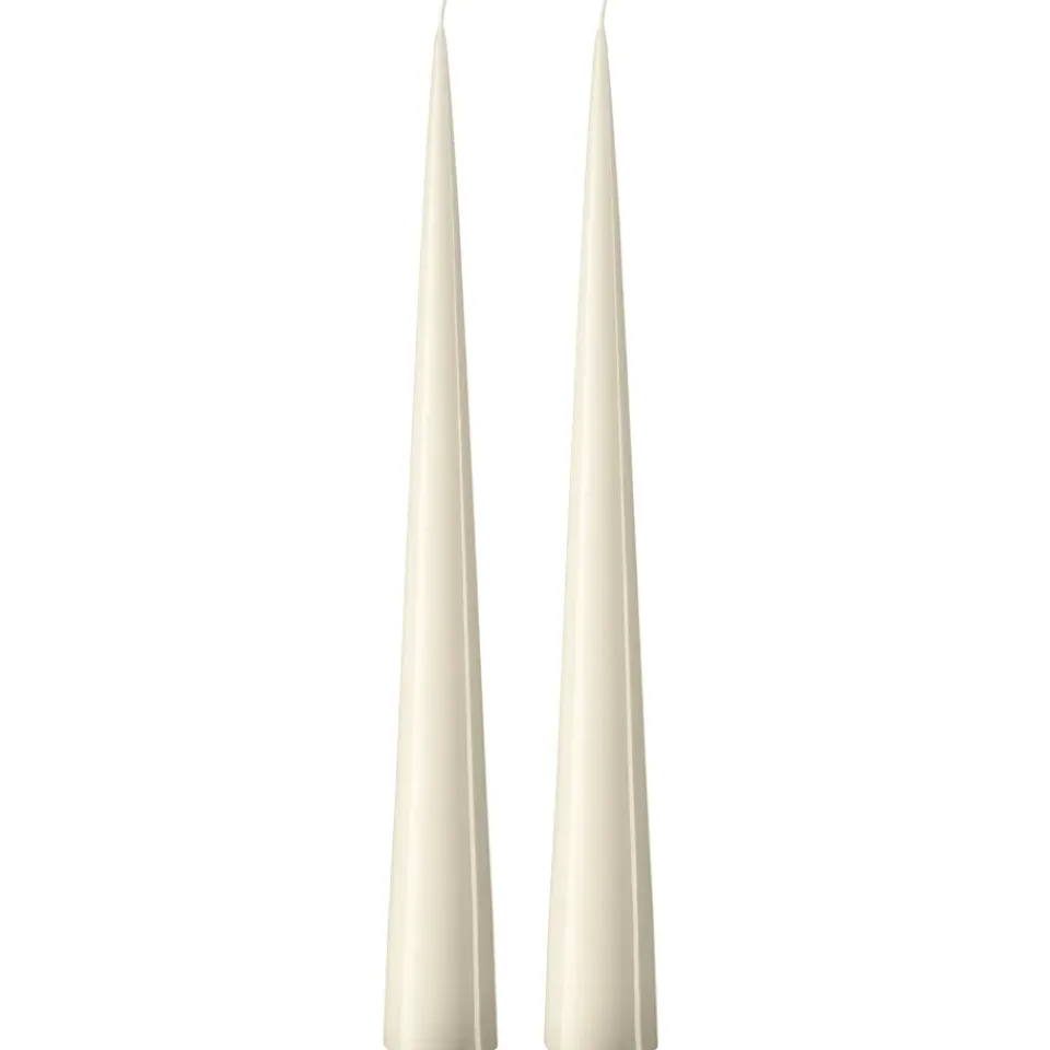 Ester & erik Kynttilät^-kartiokynttilä 37 cm, 2-pakkaus lakattu, Ivory 06-0