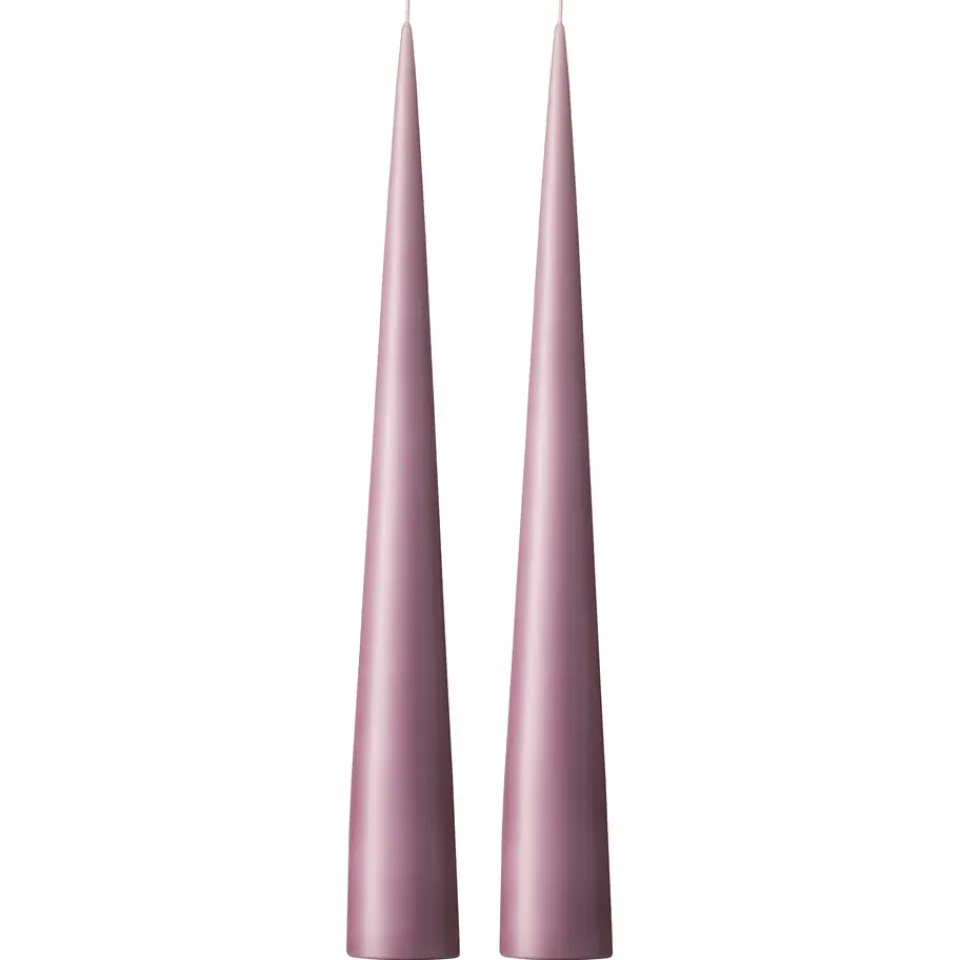 Ester & erik Kynttilät^-kartiokynttilä 37 cm, 2-pakkaus matta, Muted mauve 42