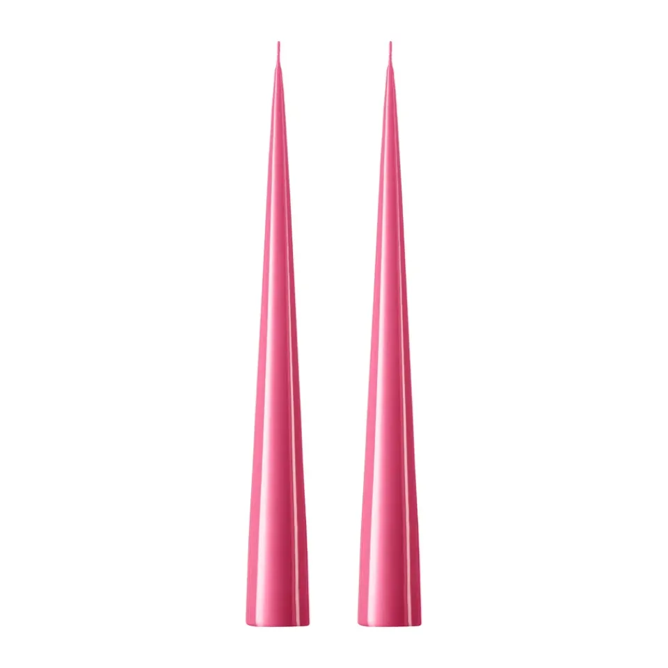Ester & erik Kynttilät^-kartiokynttilä 37 cm, 2-pakkaus lakattu, Clear pink 41