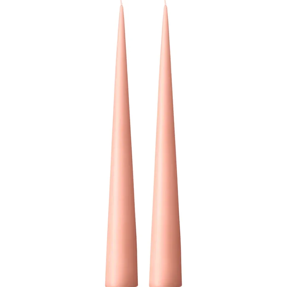 Ester & erik Kynttilät^-kartiokynttilä 37 cm, 2-pakkaus matta, Rosy caramel 20