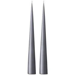 Ester & erik Kynttilät^-kartiokynttilä 37 cm, 2-pakkaus matta, Dark slate 74