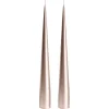 Ester & erik Kynttilät^-kartiokynttilä 34 cm, 2-pakkaus metallic, Champagne 94
