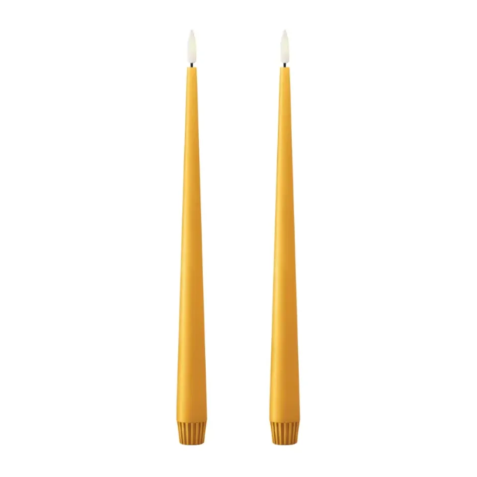 Ester & erik Led-Kynttilät^kruunukynttilä LED 2 kpl, 85 Mango , 30 cm