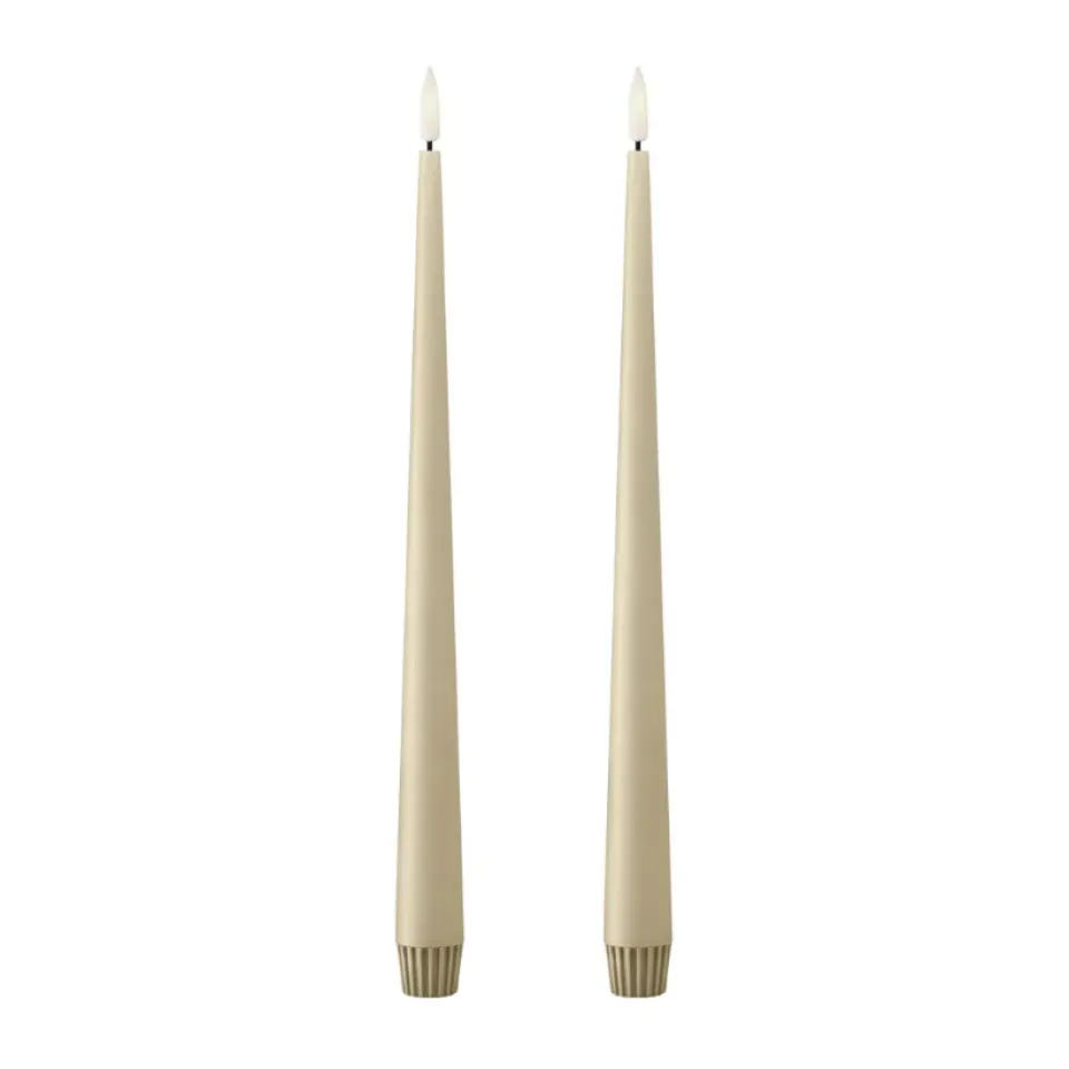 Ester & erik Led-Kynttilät^kruunukynttilä LED 2 kpl, 14 Pale ginger , 30 cm