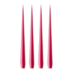 Ester & erik Kynttilät^-kynttilä, 4-pakkaus lakattu, Deep pink 41/2, 42 cm