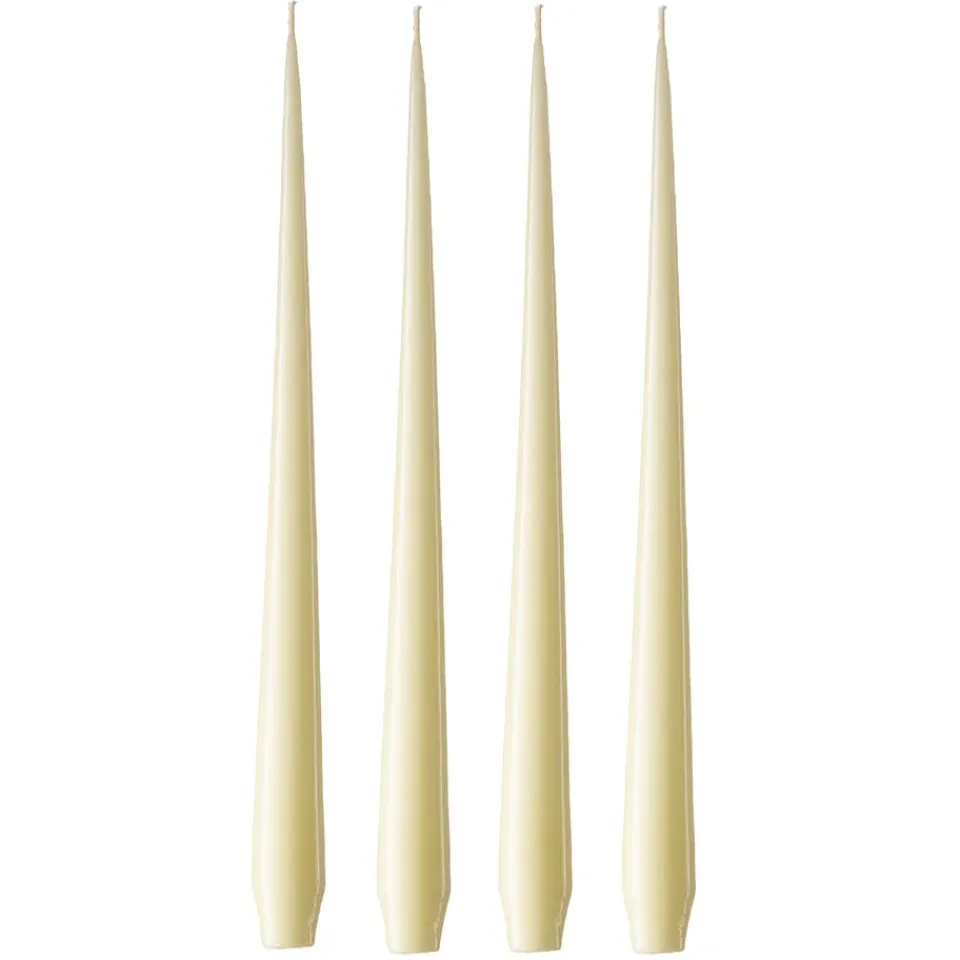 Ester & erik Kynttilät^-kynttilä, 4-pakkaus lakattu, Buttermilk 17-0, 32 cm