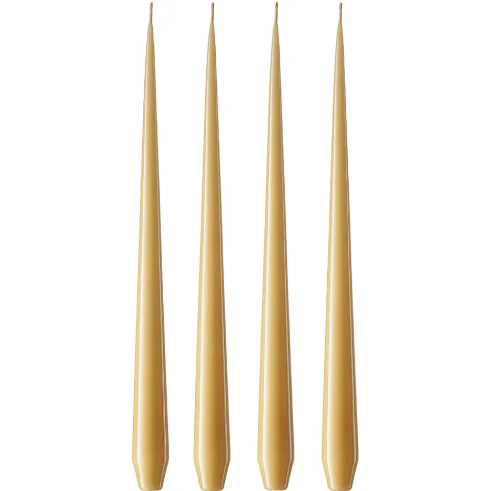 Ester & erik Kynttilät^-kynttilä, 4-pakkaus lakattu, beige 14/2-0, 32 cm