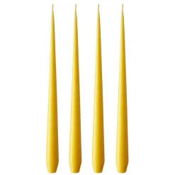 Ester & erik Kynttilät^-kynttilä, 4-pakkaus matta, dark Lemon drop 15/2, 42 cm