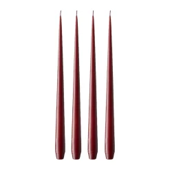 Ester & erik Kynttilät^-kynttilä, 4-pakkaus matta, Deep wine 44/2, 42 cm