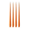 Ester & erik Kynttilät^-kynttilä, 4-pakkaus lakattu, Mild orange 16, 32 cm