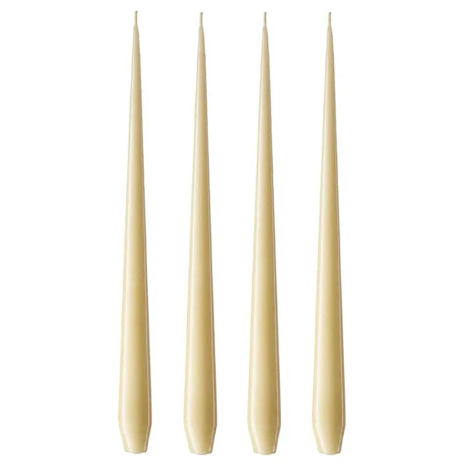 Ester & erik Kynttilät^-kynttilä, 4-pakkaus lakattu, Pale ginger 14-0, 42 cm