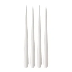 Ester & erik Kynttilät^-kynttilä, 4-pakkaus lakattu, White ash 21, 42 cm