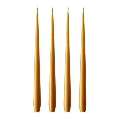 Ester & erik Kynttilät^-kynttilä, 4-pakkaus matta, mörk saffran, 32 cm