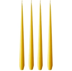 Ester & erik Kynttilät^-kynttilä, 4-pakkaus matta, dark Lemon drop 15/2, 32 cm