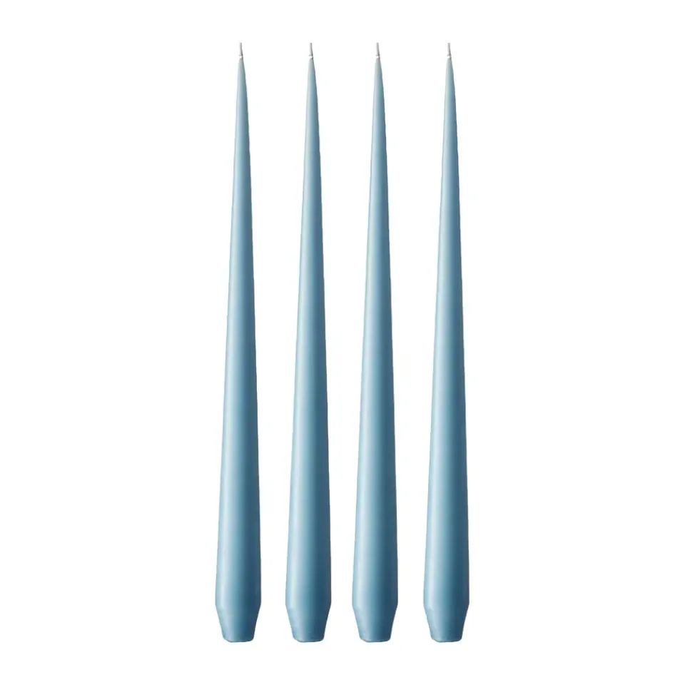 Ester & erik Kynttilät^-kynttilä, 4-pakkaus matta, Moon blue 37, 42 cm