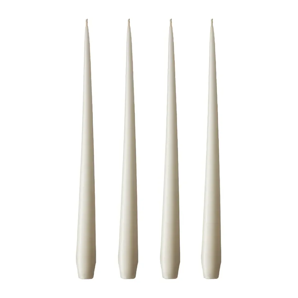 Ester & erik Kynttilät^-kynttilä, 4-pakkaus matta, ivory, 42 cm