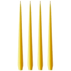 Ester & erik Kynttilät^-kynttilä, 4-pakkaus lakattu, dark Lemon drop 15/2-0, 42 cm