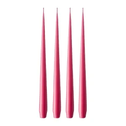 Ester & erik Kynttilät^-kynttilä, 4-pakkaus matta, Deep pink 41/2, 42 cm