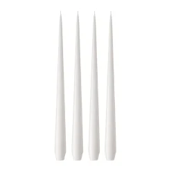 Ester & erik Kynttilät^-kynttilä, 4-pakkaus lakattu, White ash 21, 32 cm
