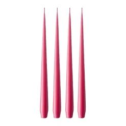 Ester & erik Kynttilät^-kynttilä, 4-pakkaus matta, Deep pink 41/2, 32 cm