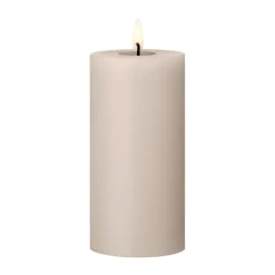 Ester & erik Led-Kynttilät^LED-pöytäkynttilä, 22 Linen Grey, 15 cm