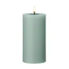 Ester & erik Led-Kynttilät^LED-pöytäkynttilä, 67 Jade stone, 15 cm
