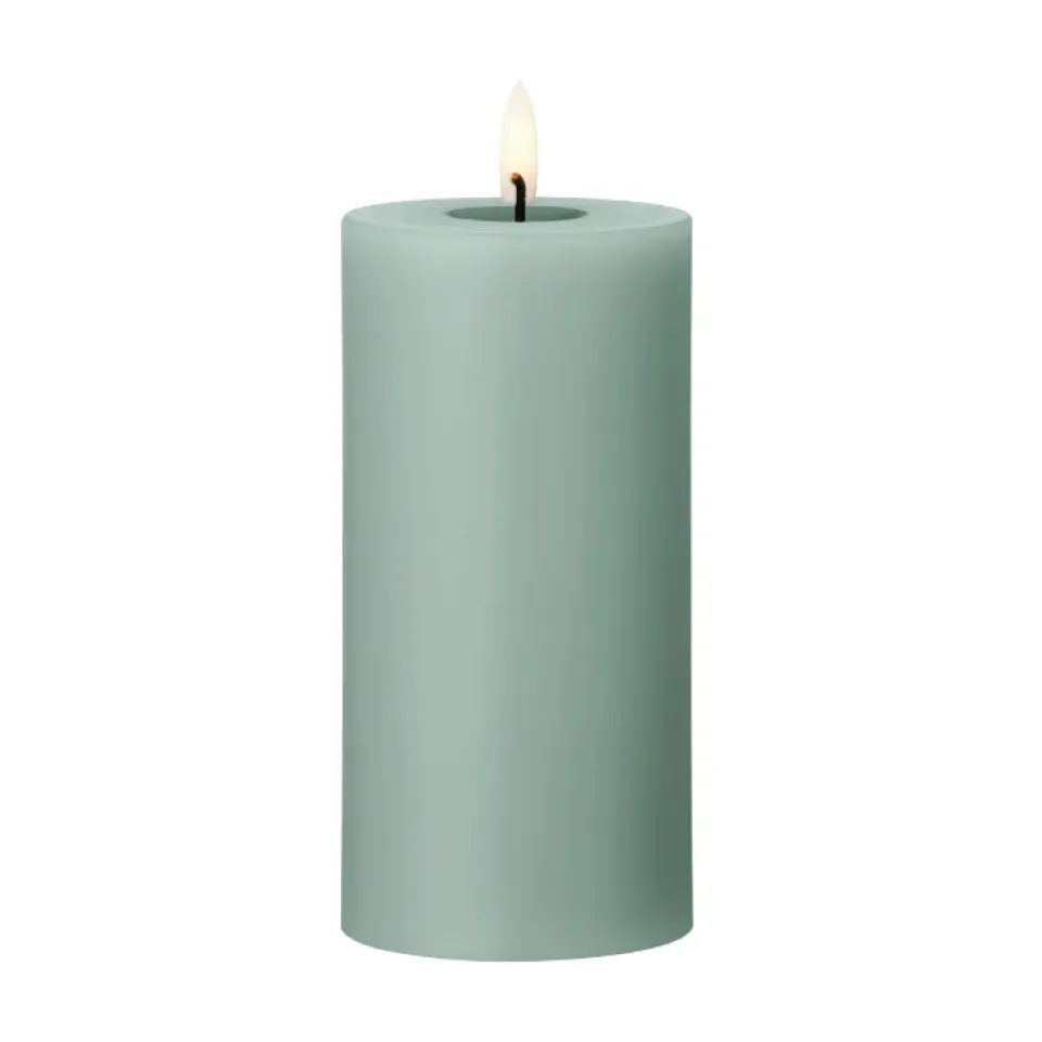 Ester & erik Led-Kynttilät^LED-pöytäkynttilä, 67 Jade stone, 15 cm