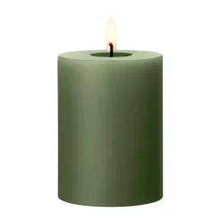 Ester & erik Led-Kynttilät^LED-pöytäkynttilä, 70 Green Soil, 10 cm
