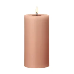 Ester & erik Led-Kynttilät^LED-pöytäkynttilä, 20 Rosy caramel, 15 cm