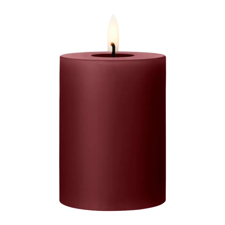 Ester & erik Led-Kynttilät^LED-pöytäkynttilä, 44/2 Deep Wine, 10 cm