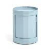 HAY Lipastot & Säilytyslaatikostot^Facet Cabinet low sivupöytä jalat/pyörät 49 cm, Misty blue