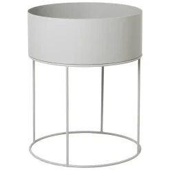 Ferm Living Ruukut^plant box pyöreä, vaaleanharmaa