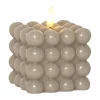 Star Trading Led-Kynttilät^Flamme Dot loistekynttilä Ø7,5x9,5 cm, Beige