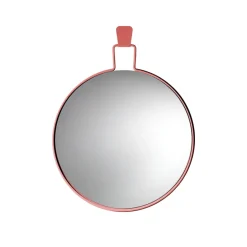 SMD Design Pyöreät Peilit|Seinäpeilit^Flora peili, Vaaleanpunainen, Ø 60 cm