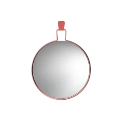 SMD Design Pyöreät Peilit|Seinäpeilit^Flora peili, Vaaleanpunainen, Ø 40 cm