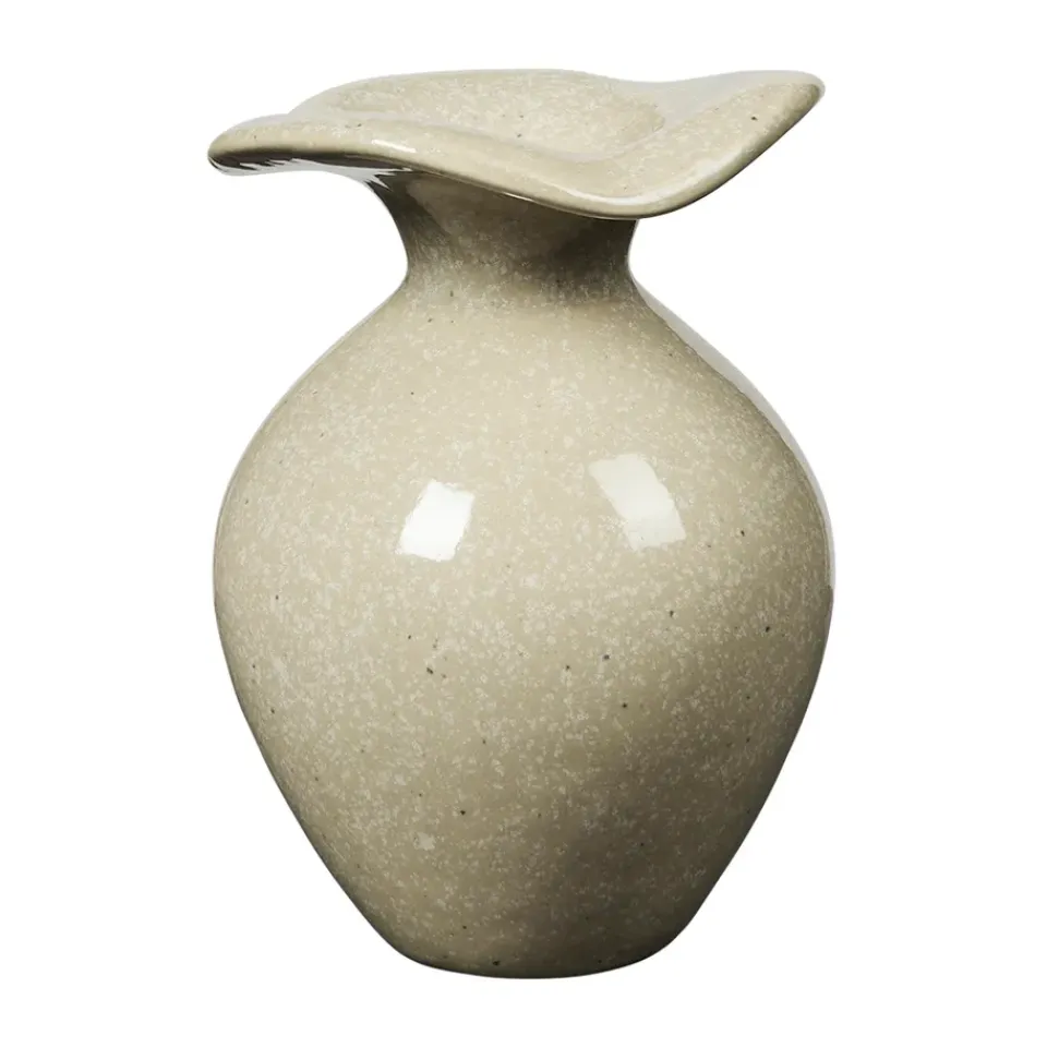 Broste Copenhagen Maljakot^Florentina maljakko XS 14 cm, Beige