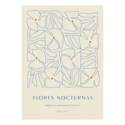 Paper Collective Julisteet^Flores Nocturnas 01 -juliste, 30 x 40 cm