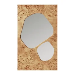 Ferm Living Seinäpeilit^Folia peili, Natural burl, 82 cm