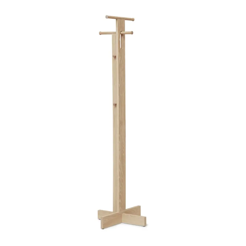 Form & Refine Vaatelineet & Henkarit^Foyer-takkikoukku 173,3 cm, Valkoinen tammi