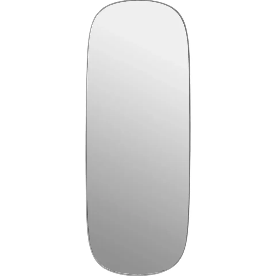 Muuto Seinäpeilit^Framed peili iso, Grey-clear, 118x44,5 cm